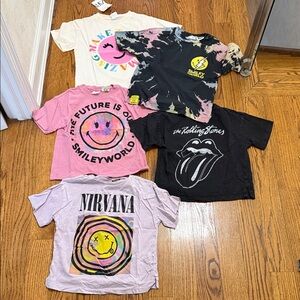 Set of 5 Zara Girls T-Shirts
